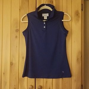 Brand new Sydney Elizabeth sleeveless polo top.